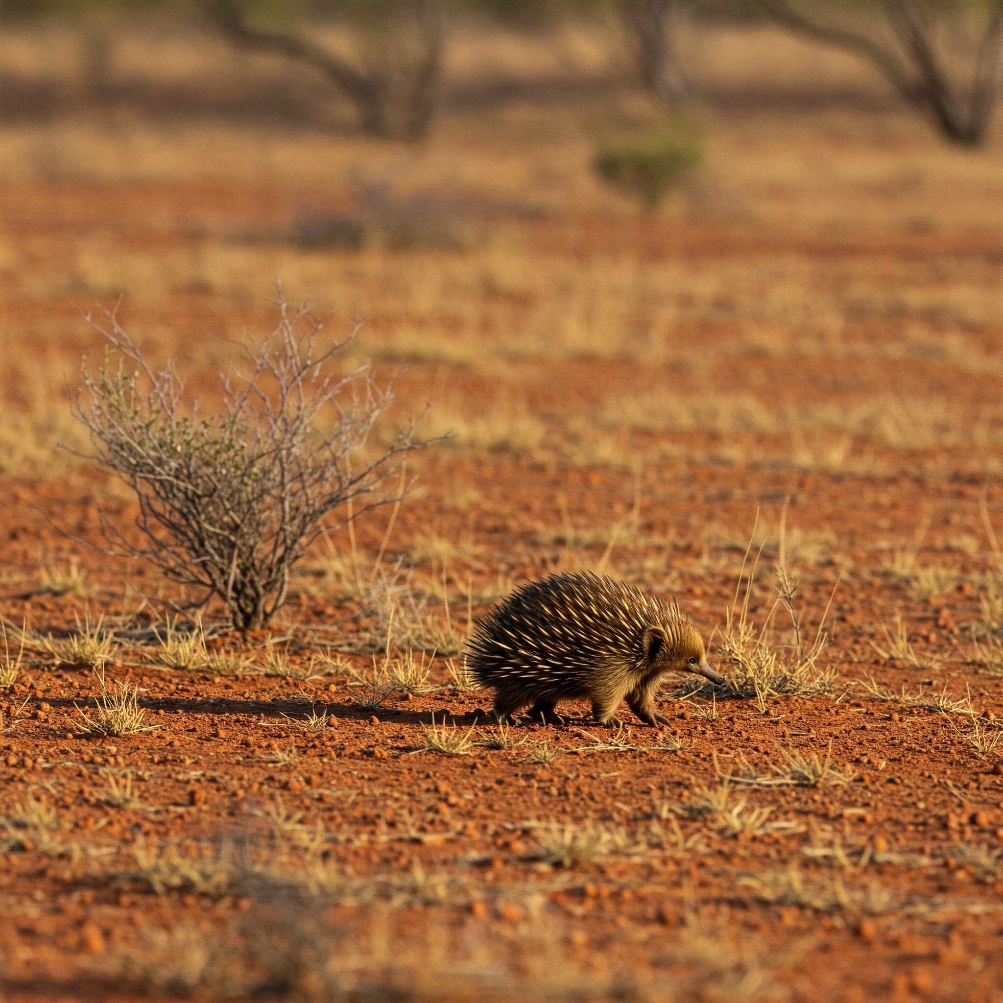 photo of Short Beaked Echidna Foraging